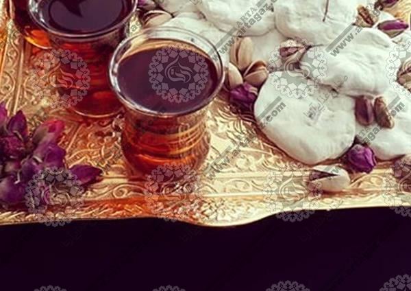  گز اشرافی اصفهان کنار چای